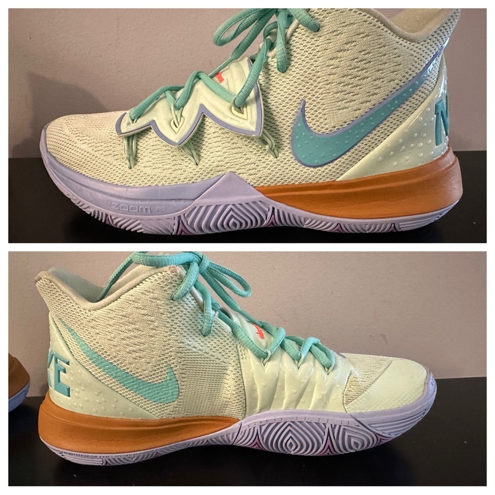 Nike Kyrie 5 SpongeBob SquarePants Squidward Nickelodeon Men’s Size 8.5 CJ6951-3